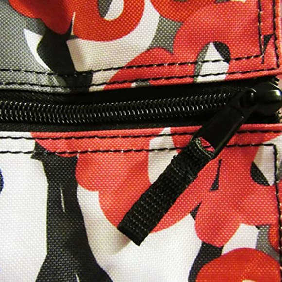 Thirty-one zip top Organizing Utility tote shoulder bag in Bold Bloom - Picture 5 of 6